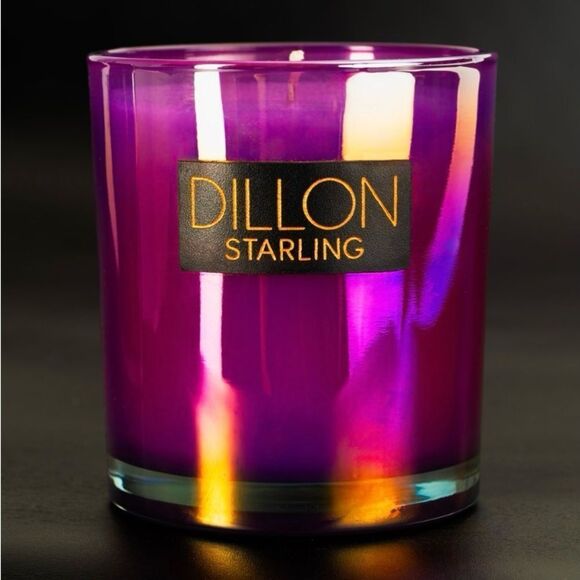 Iridescent scented candle Dillon Candles Starling -Succulent Grapefruit Gift Box